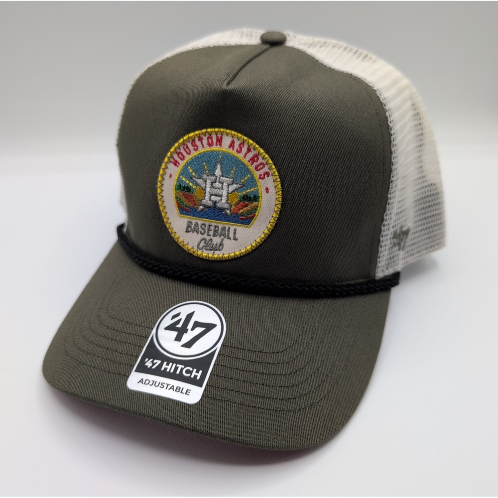 Houston Astros 47 Hitch Casting Call Snapback Hat Rare Fly Fishing Themed OSFA
